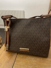 Michael Kors Across Body Bag With Purse & Credit Card Holder