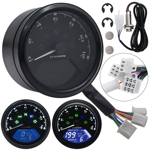 Universal lcd digital gauge - digital,