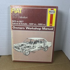 FIAT 131 Mirafiori Haynes