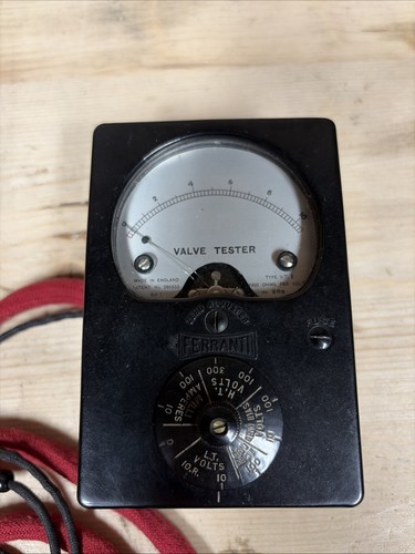Ferranti valve tester - ferranti, vt1