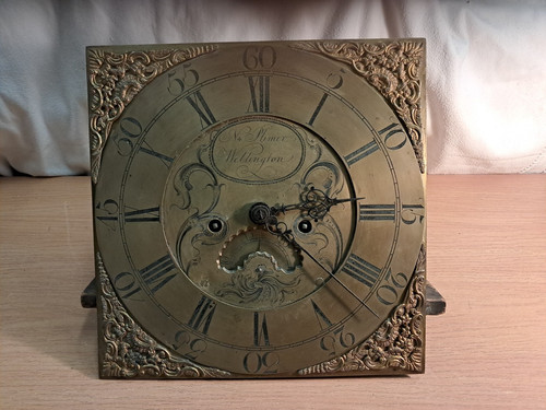 Antique brass dial day - antique, 8