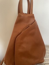 Jobis Soft Leather Backpack Tan