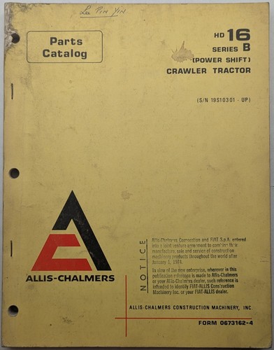Vintage allis chalmers model - chalmers,