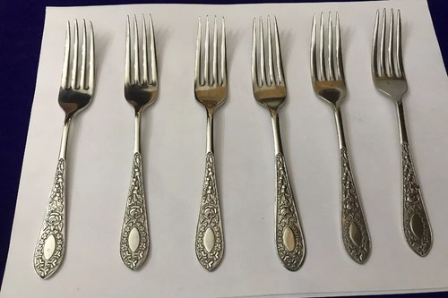 Vtg silver plated - 6,