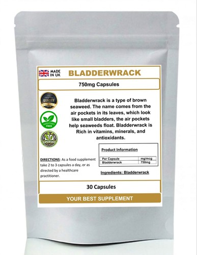 Bladderwrack capsules 750mg - capsules,
