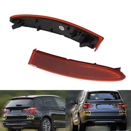 Rear bumper reflector - reflector, red