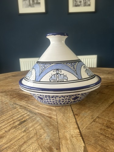 Hand painted traditional blue - hand,
