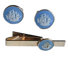 Wedgwood cufflinks tie - &,