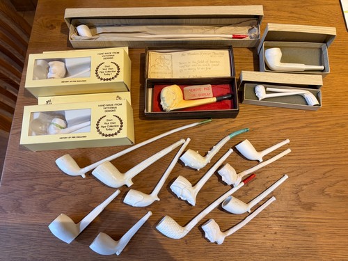 Clay pipes selection all - clay,