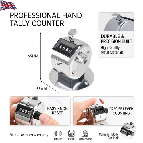 Mechanical hand tally counter - mechanical,