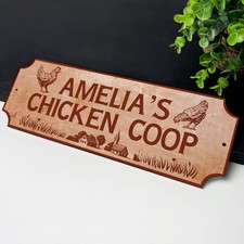 Personalised chicken coop - personalised,