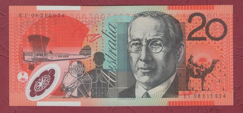 Australian banknote twenty - australian,