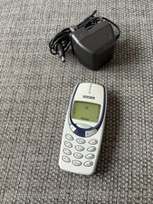 Nokia 3330 White Blue Mobile Phone Unlocked Fully Working New Battery Retro 3310