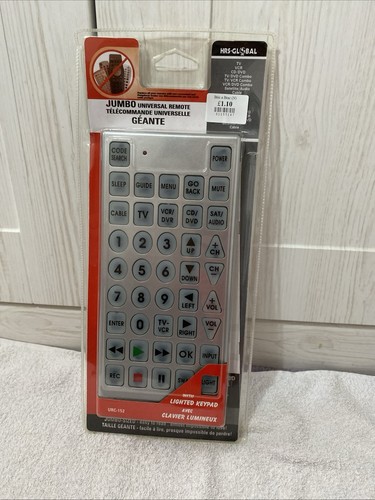 Jumbo remote control universal - remote,