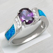 7x9 Simulated Amethyst Ocean
