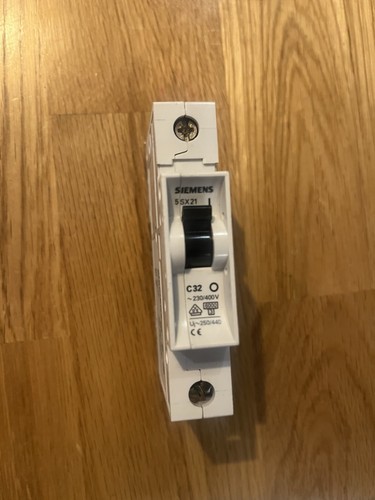 Siemens mcb amp 5sx21 type - 32,