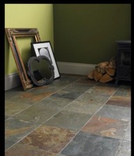 Fired Earth Imperial slate floor tiles.