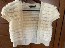 BCBGMaxazria Rabbit Fur Cap