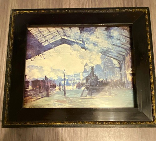 Vintage monet print authorized - print,