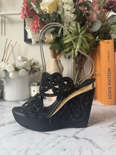 Rene caovilla black crystal - rene,