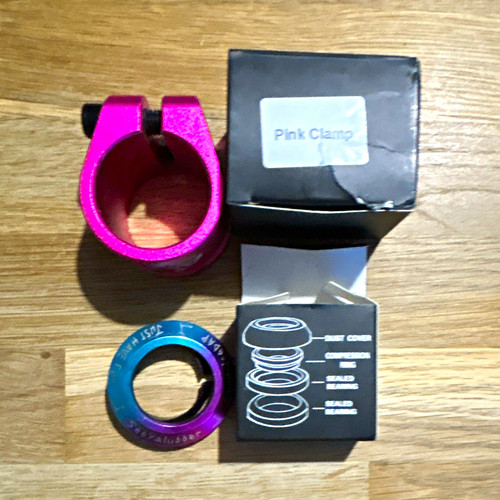 Pink spanner clamp and - spanner,
