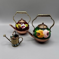 Hand Painted Copper Kettle x 2