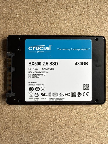 Crucial ct480bx500ssd1 bx500 - crucial,