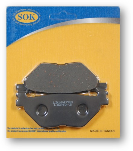 Rear brake pads - rear, yamaha