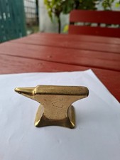 Vintage Miniature Jellow Blacksmiths Anvil Can Be Used As Normal.