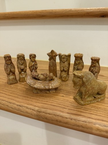 Vintage nativity set - vintage,