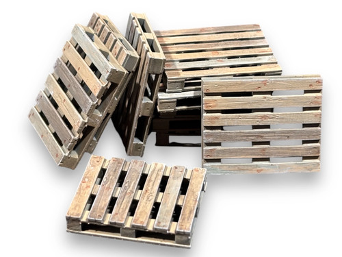 Model railway shipping pallets - model,