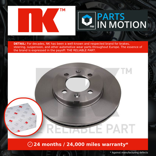 Brake discs pair vented - brake,