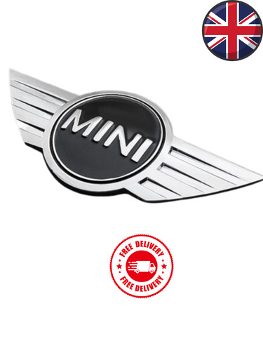 Mini badge logo - badge, bonnet