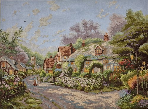 Thomas kinkade cobblestone - kinkade,