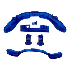 Xbox 360 Controller Clear Blue Custom Replacement Button Mod Kit Accessory