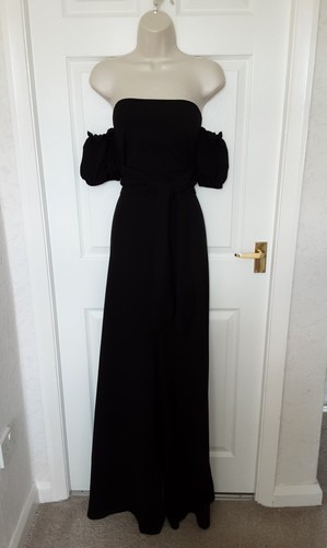Black jumpsuit wide - leg, off