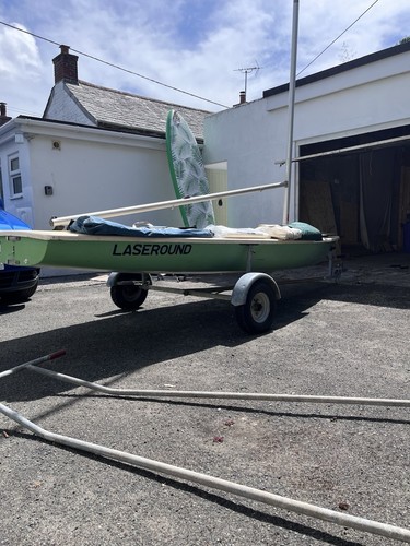 Laser sailing boat - laser,