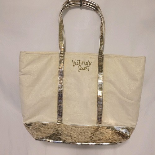 Victoria secret cream tote - victoria's,