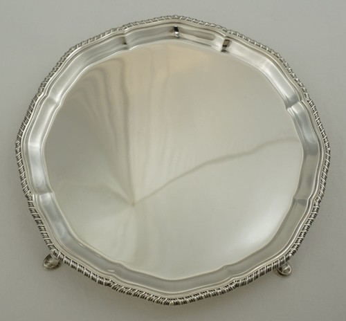 Gadroon edge sterling - 8+",