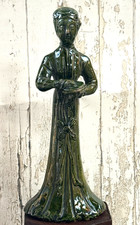 Beautiful green-glazed ceramic