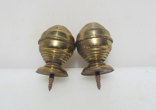 Victorian brass curtain pole - victorian,