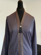 Women Plain Pearl Abaya, Islamic Abaya Dress, Modest Abaya, Long Dress Maxi