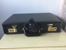 Vintage Black Faux Leather -