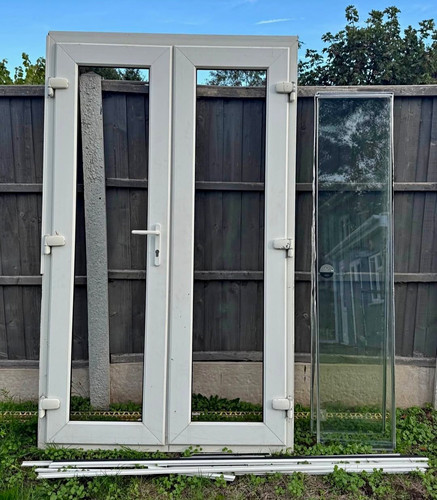 Upvc white french doors - french,