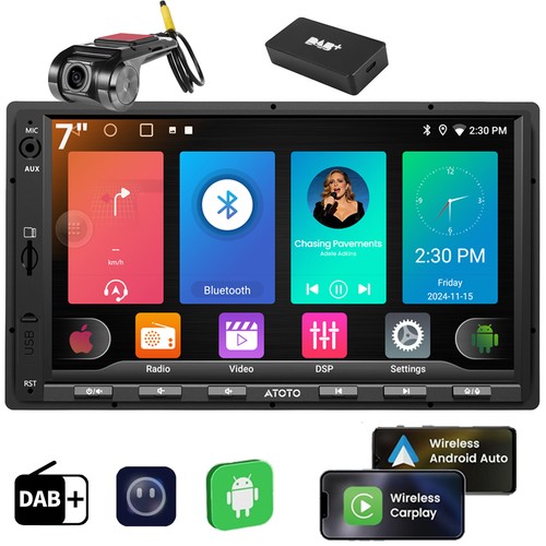 Atoto dab android double din - double,