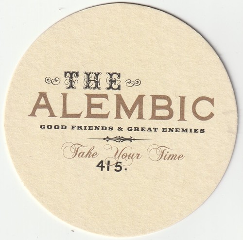 Beer mat the alembic - mat,
