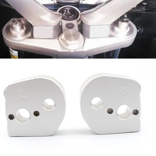 1set chrome handlebar riser - handlebar,