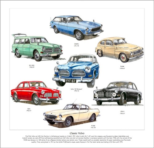 Classic volvo fine art - print,