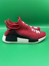 Adidas NMD Human Race x Pharrell Shoes Mens Red Sneakers Athletic SZ 7