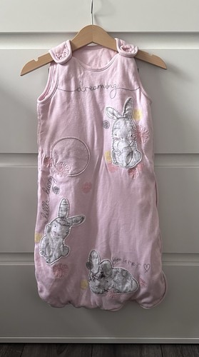 George baby girl sleeping - girl, bag